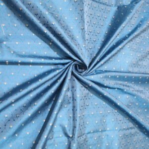 Fabric Katan Silk Tanchoi Zari Buti