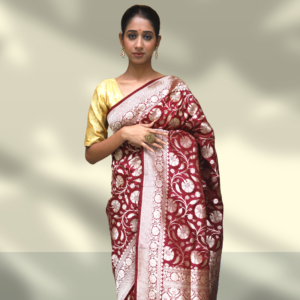 Saree Katan Silk Jaal