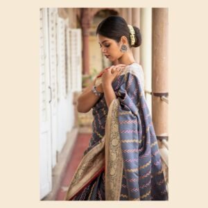 Saree Katan Silk Alfi Strip