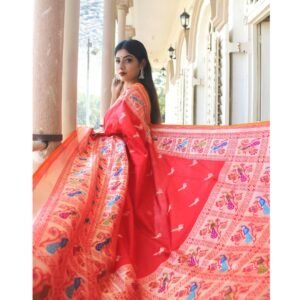 Saree Katan Silk Buta