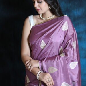 Katan Silk Kadhuan Buta Saree