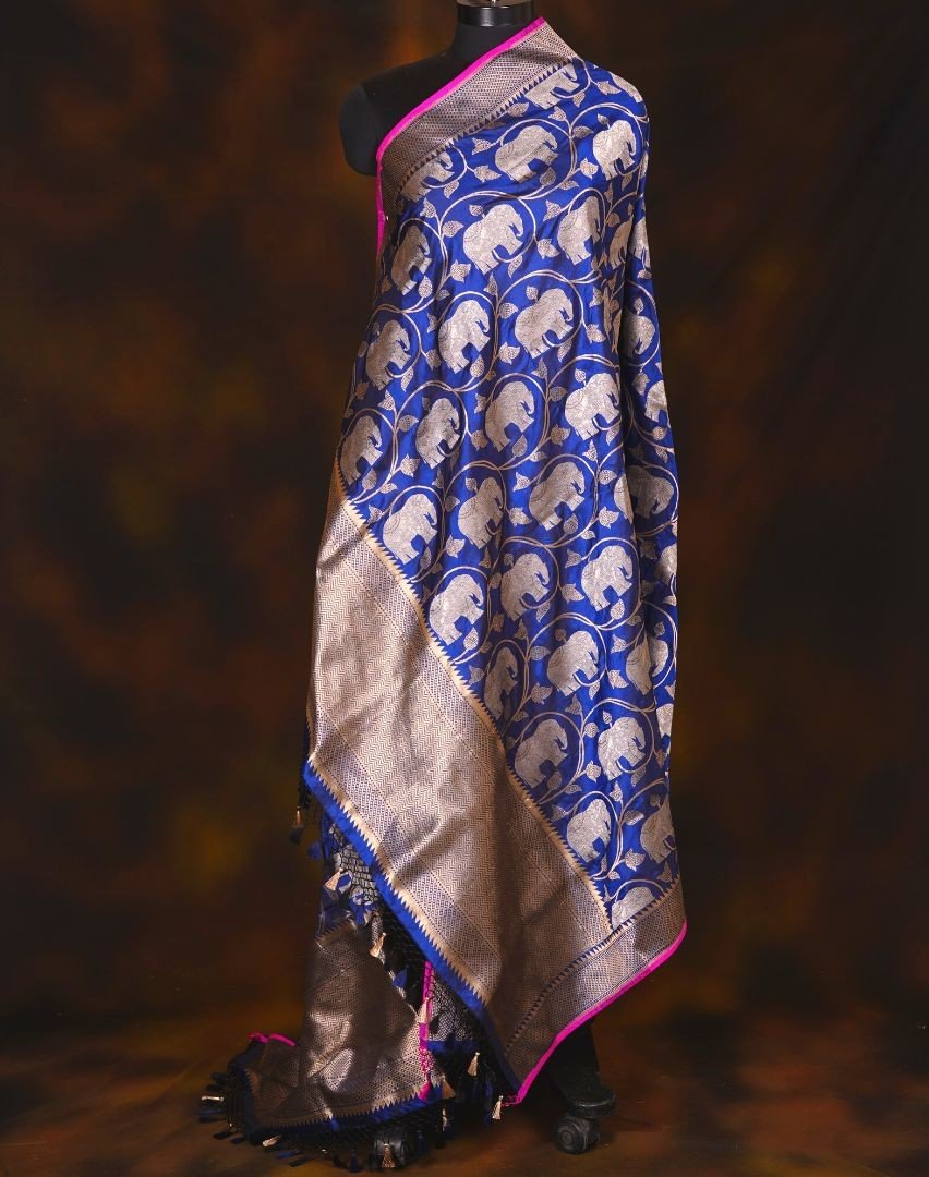 Katan Silk Shikargah Dupatta